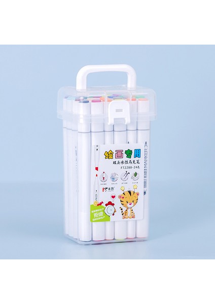 Çift Başlı Işaretleyici Kalem Seti Işaretleyici Kalem Çocuk Su Bazlı Suluboya Kalem Grafiti Kalemi (Yurt Dışından) fiyatları