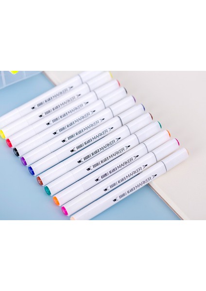 Çift Başlı Işaretleyici Kalem Seti Işaretleyici Kalem Çocuk Su Bazlı Suluboya Kalem Grafiti Kalemi (Yurt Dışından) fırsatları