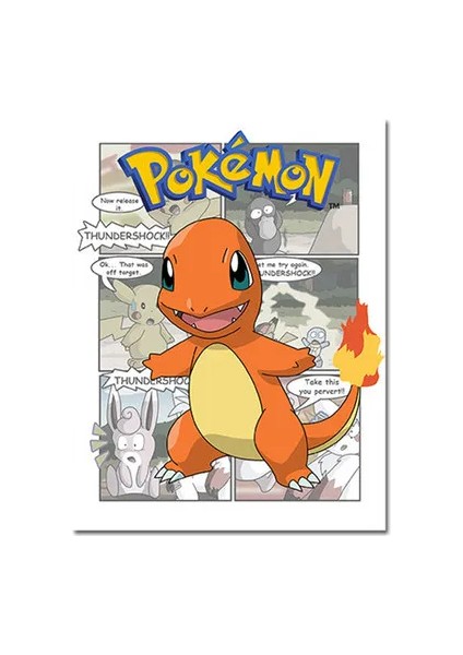 Pokemon Çevre Birimleri Posterler Pikachu Bulbasaur Charicanvas Canvas Tuval Boyama Anime Duvar Sanatı Baskılar Çocuk Odası Dekor Hediyeler Oyuncak (Yurt Dışından)