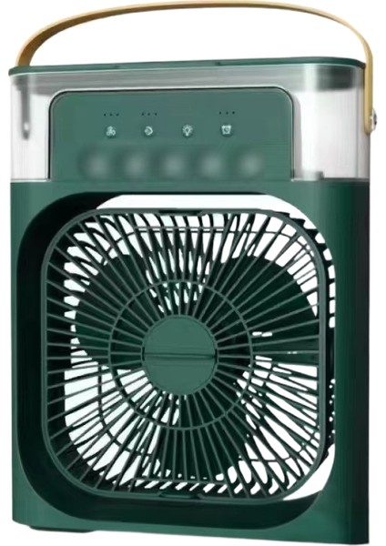 Mini Ev Masaüstü Işıklı Masaüstü Buz Nemlendirme Fanı (Yurt Dışından)