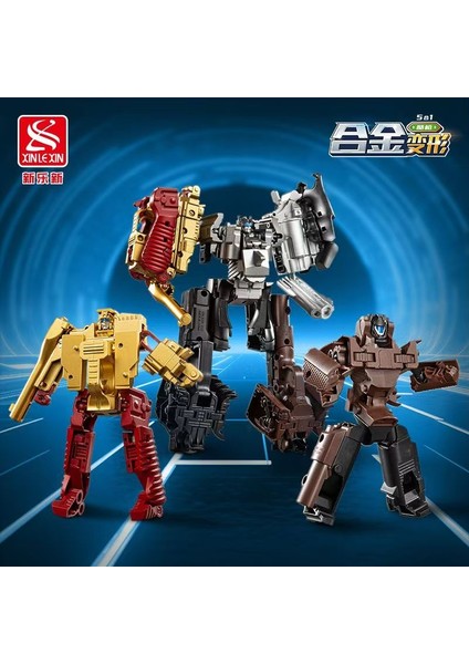 Stokta Dönüşüm Oyuncak Hedef Usta Oyuncak Tabanca Kombine Dönüşüm Robotu King Kong Beşi Bir Arada Model Hediyeler (Yurt Dışından) modelleri