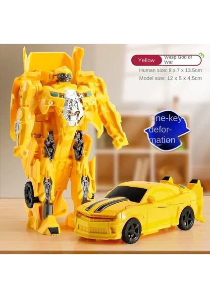 Dönüşüm Araba Anime Robot Modeli Bir Adım Deformasyon Robot Oyuncaklar Deformasyon Araba Aksiyon Oyuncakları. (Yurt Dışından)