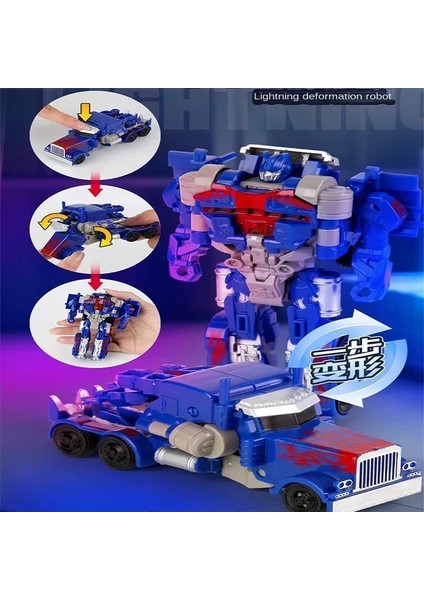 Dönüşüm Araba Anime Robot Modeli Bir Adım Deformasyon Robot Oyuncaklar Deformasyon Araba Aksiyon Oyuncakları. (Yurt Dışından)