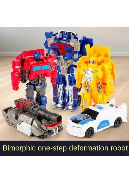 Dönüşüm Araba Anime Robot Modeli Bir Adım Deformasyon Robot Oyuncaklar Deformasyon Araba Aksiyon Oyuncakları. (Yurt Dışından)