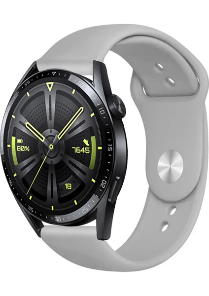 Huawei Watch Gt3 46MM Akıllı Saat Uyumlu Yumuşak Dokulu Silikon Kordon Kayış
