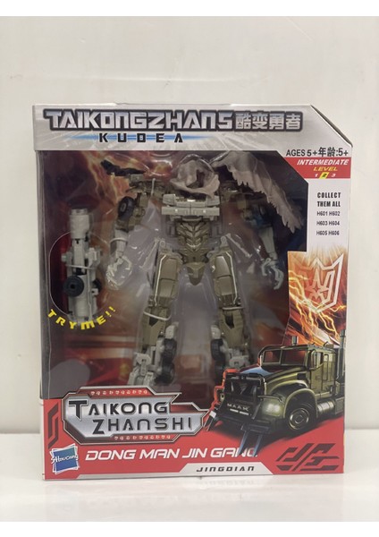 Stokta Dönüşüm Oyuncaklar Haizhixing 18CM H601 Op Komutanı Ironhide Starstaryağ Araba Deformasyon Şekil Eylem Anime Robot (Yurt Dışından)