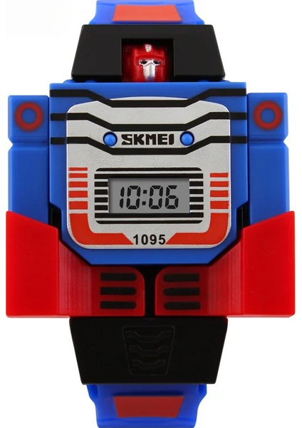 Transformers Çocuklar Saatler LED Dijital Çocuk Karikatür Spor Saatler Robot Dönüşüm Oyuncaklar Film Çevresel Doğum Günü Hediyeleri (Yurt Dışından)