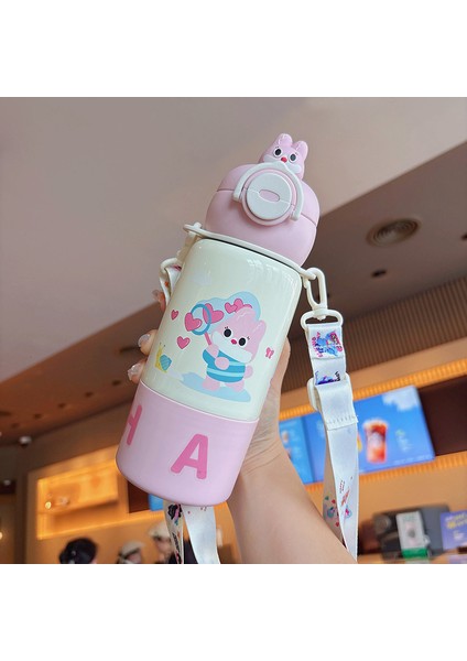 Yalıtımlı Kupa Boynuzlu Pipetli Kupa (Yurt Dışından)