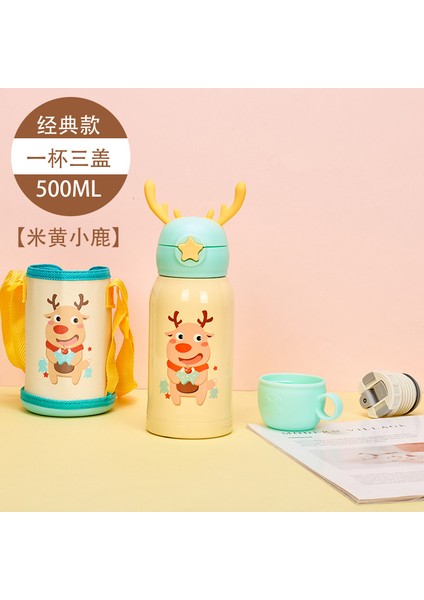 Yalıtımlı Kupa Boynuzlu Pipetli Kupa (Yurt Dışından)