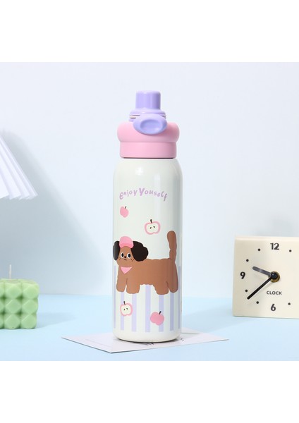 Yalıtımlı Kupa Boynuzlu Pipetli Kupa (Yurt Dışından)