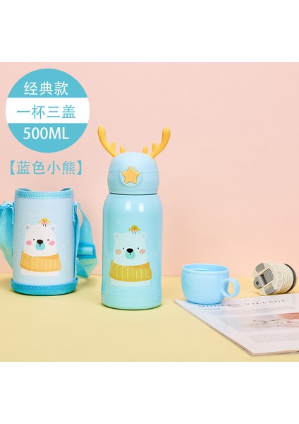 Yalıtımlı Kupa Boynuzlu Pipetli Kupa (Yurt Dışından)