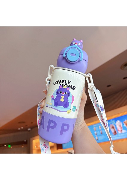 Yalıtımlı Kupa Boynuzlu Pipetli Kupa (Yurt Dışından)