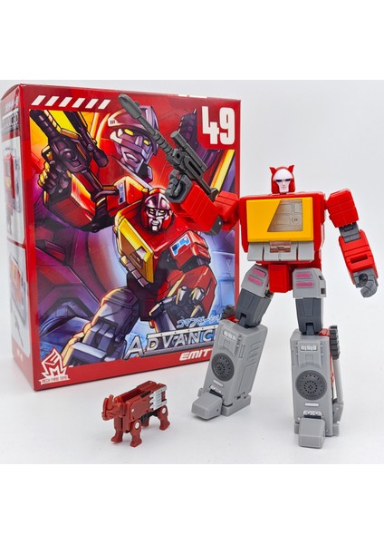 Transformation Mft Mf-49 MF49 Blaster Emitter Recorder Model Pocket War Mechfans Mini Action Figure Robot Toys 12CM (Yurt Dışından) modelleri
