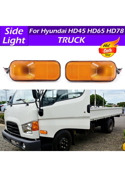 Köşe Işık Hyundai HD45 HD65 HD72 HD78 Kamyon Yeni Araba Kapı Yan Işık Dönüş Sinyal Işığı Kapı Işık 92303-5H000 92304-5H000 (Yurt Dışından) fiyatları