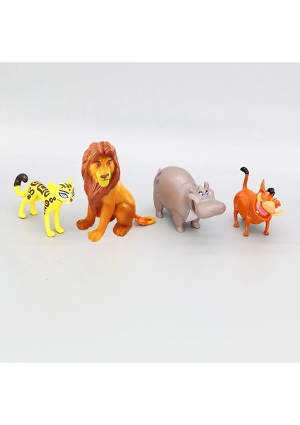 (12 Adet/grup) Karikatür Aslan Bekçi Kral Kion Simba Pvc Rakamlar Anime Aksiyon Figürleri Bebek Modeli Çocuk Doğum Günü Hediyesi Oyuncaklar (Yurt Dışından) modelleri