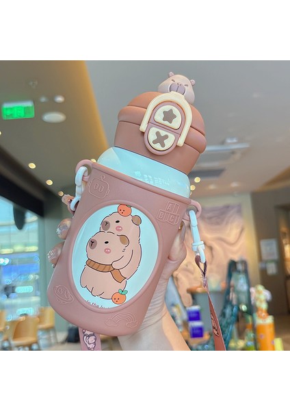 Yalıtımlı Kupa Boynuzlu Pipetli Kupa (Yurt Dışından)