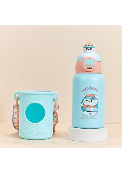 Yalıtımlı Kupa Boynuzlu Pipetli Kupa (Yurt Dışından)