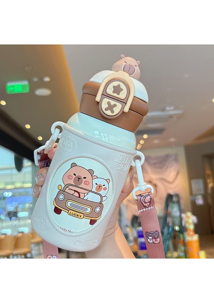 Yalıtımlı Kupa Boynuzlu Pipetli Kupa (Yurt Dışından)