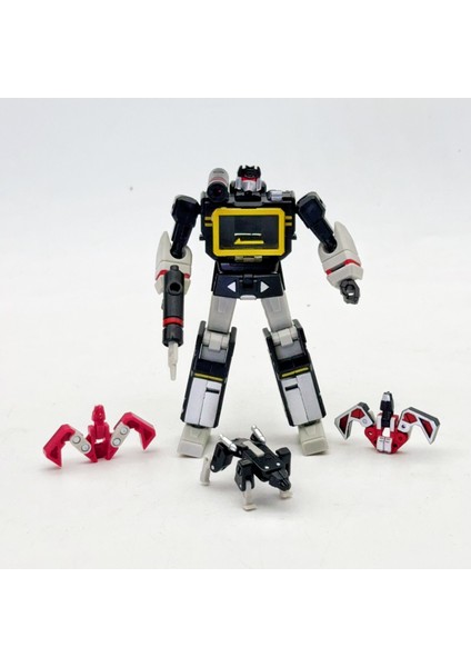 Yeni Pt-04 Siyah Soundwave PT04 PT04B Dönüşüm Bant G1 Mini Cep Savaş Ko Dx9 Action Figure Robot Oyuncaklar Noel Çocuklar Hediye (Yurt Dışından)