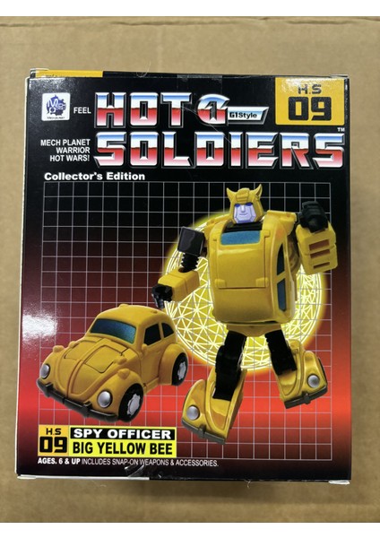 Mini Soundwave Laserbeak Dönüşüm Mft Hs-03 HS03 Sıcak Askerler G1 Cep Savaş Deformasyon Aksiyon Figürü Robot Oyuncak Hediyeler (Yurt Dışından)