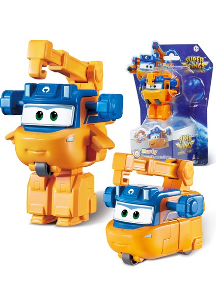 Süper Kanatlar Mini Yenı Jett 2 Inç 3 Adımda Uçakya Robot Dönüşümü Deformasyon Aksiyon Figürleri 2 Modu Dönüştürücü Çocuk Oyuncak (Yurt Dışından)
