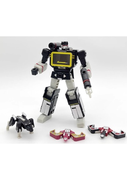 Stokta Dönüşüm Pockettoys Pt-03 Shockwave Pt-04 Soundwave Pt-01 Op Komutanı Küçük Ölçekli Robot Figürleri Oyuncak Hediye (Yurt Dışından)