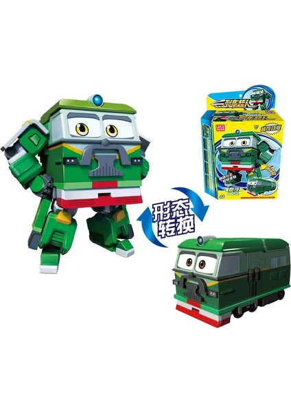 Abs Mini Çin Yüksek Hızlı Demiryolu Süper Tren Robot Dönüşüm Oyuncak Deformasyon Araba Aksiyon Figürü Robot Oyuncaklar Çocuklar Için Hediye (Yurt Dışından)