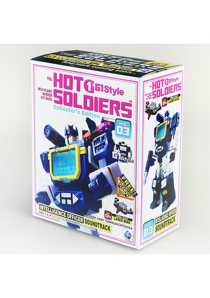 Mini Soundwave Laserbeak Dönüşüm Mft Hs-03 HS03 Sıcak Askerler G1 Cep Savaş Deformasyon Aksiyon Figürü Robot Oyuncak Hediyeler (Yurt Dışından)