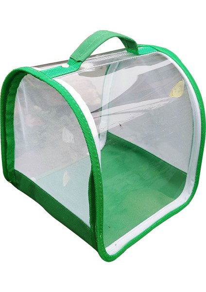 360 Derece Tam Şeffaf Gözlem Böcek Kafesi Taşınabilir Katlanır Kelebek Kafesi Yetiştirme Böcek (Yurt Dışından)