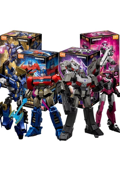 Orijinal Blokees Dönüşüm Optimus Prime Megatron Arcee Scourge Anime Figürü Aksiyon Montaj Yapı Taşları Model Oyuncaklar (Yurt Dışından) fiyatları