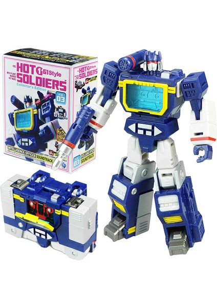 Mini Soundwave Laserbeak Dönüşüm Mft Hs-03 HS03 Sıcak Askerler G1 Cep Savaş Deformasyon Aksiyon Figürü Robot Oyuncak Hediyeler (Yurt Dışından)