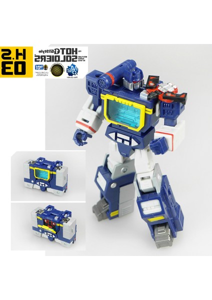 Mini Soundwave Laserbeak Dönüşüm Mft Hs-03 HS03 Sıcak Askerler G1 Cep Savaş Deformasyon Aksiyon Figürü Robot Oyuncak Hediyeler (Yurt Dışından)