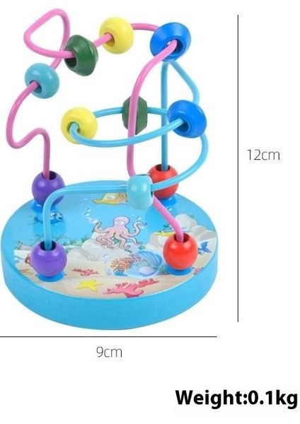Erken Eğitim Eğitici Bebek Çocuk Oyuncakları Ahşap Sekiz Ton Perküsyon Gökkuşağı Kulesi Dört Set Sütun Bükülmüş Solucan (Yurt Dışından)