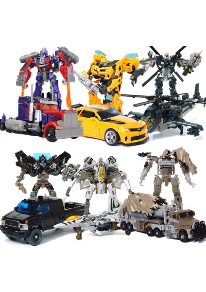 Haizhixing Deformasyon Robot Araba Oyuncak Çocuk Anime Modeli Dönüşüm 18 cm Klasik Marka Aksiyon Figürleri Hediye (Yurt Dışından) modelleri