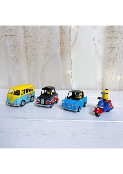 Despicable Me Minions Araçlar Gru Agnes Dave Stuart Aksiyon Figürleri S Versiyonu Alaşım Araba Motosiklet Model Oyuncaklar Çocuk Hediyeleri (Yurt Dışından) modelleri