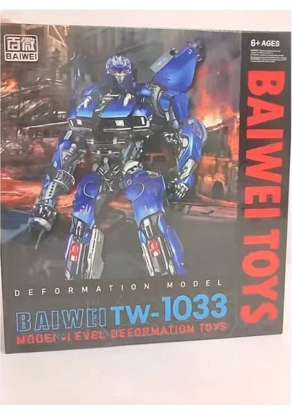 Baıweı Dönüşüm TW1033 TW-1033 Dropkick 16CM Ko Xl SS46 Aksiyon Figürü Robot Orijinal Kutusu 100% Hazır Stok (Yurt Dışından)