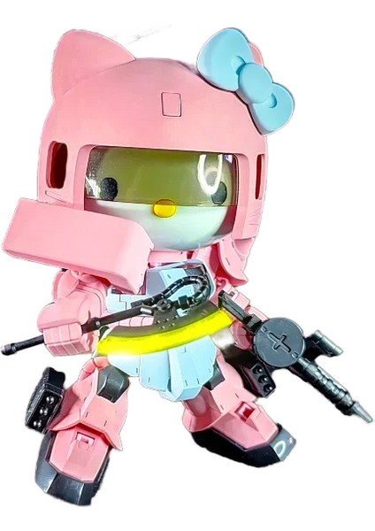 Hello Kitty Mecha Zaku Iı Montaj Modeli Seti - Hareketli Ler Yeşil Robot Oyuncak Çocuklar Için Çocuk Koleksiyoncular ve Hayranları Hediyeler (Yurt Dışından)