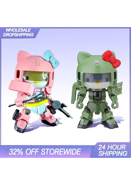 Hello Kitty Mecha Zaku Iı Montaj Modeli Seti - Hareketli Ler Yeşil Robot Oyuncak Çocuklar Için Çocuk Koleksiyoncular ve Hayranları Hediyeler (Yurt Dışından) fiyatları