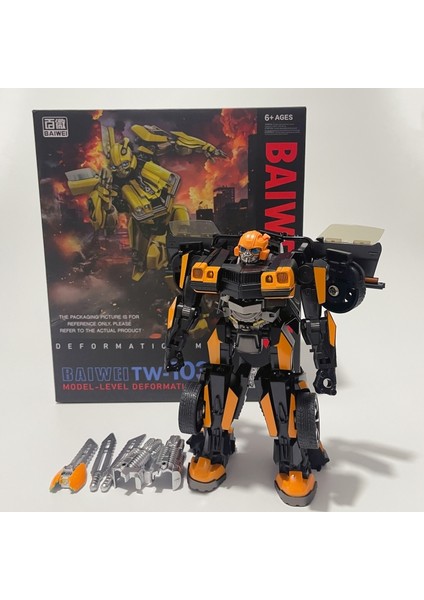 20.5 cm Dönüşüm Film Oyuncaklar TW-1023 Baıweı Yeni Çocuk Tankı Ko SS54 Anime Aksiyon Figürü Robot Araba Uçak Modeli TW-1032B (Yurt Dışından)