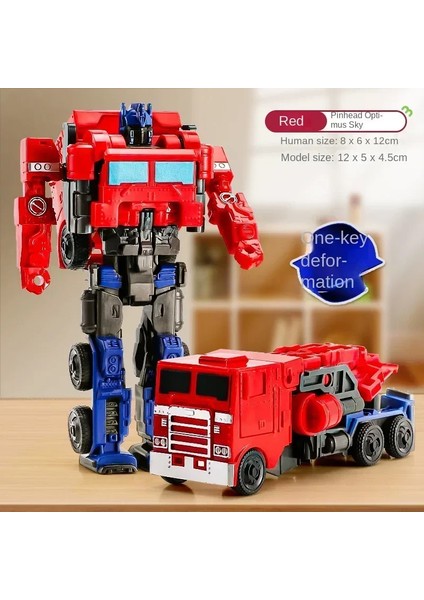 Dönüşüm Araba Anime Robot Modeli Bir Adım Deformasyon Robot Oyuncaklar Deformasyon Araba Aksiyon Oyuncakları. (Yurt Dışından)
