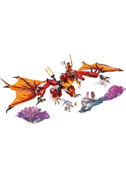 Uyumlu Phantom Ninja Yapı Taşları Kristal Kral Mecha Puzzle Yapboz Çocuk Oyuncakları (Yurt Dışından)