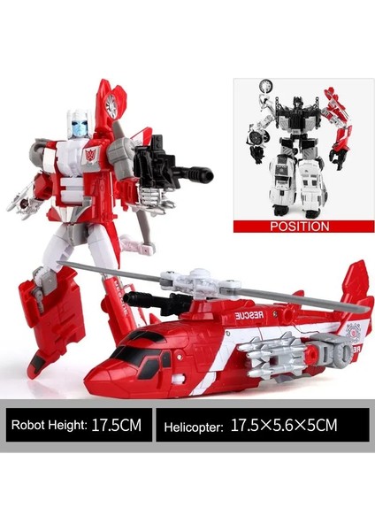 Haizhixing Yeni Tank Dönüşüm Robot Oyuncak Arabalar Erkek Anime Devastator Uçak Mühendislik Askeri Modeli Ko Kids Çocuklar (Yurt Dışından)