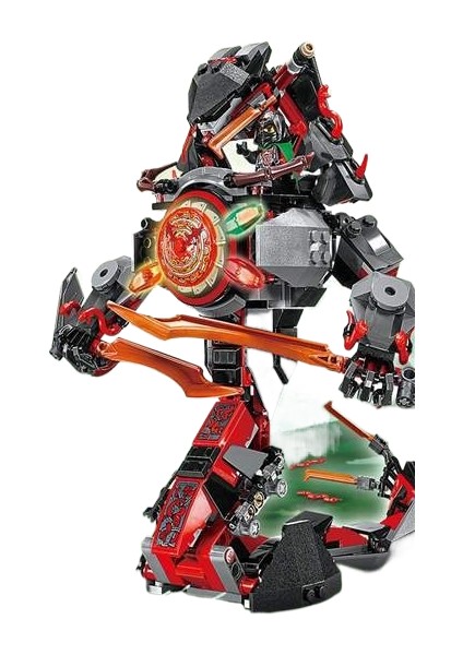 Uyumlu Phantom Ninja Yapı Taşları Kristal Kral Mecha Puzzle Yapboz Çocuk Oyuncakları (Yurt Dışından)