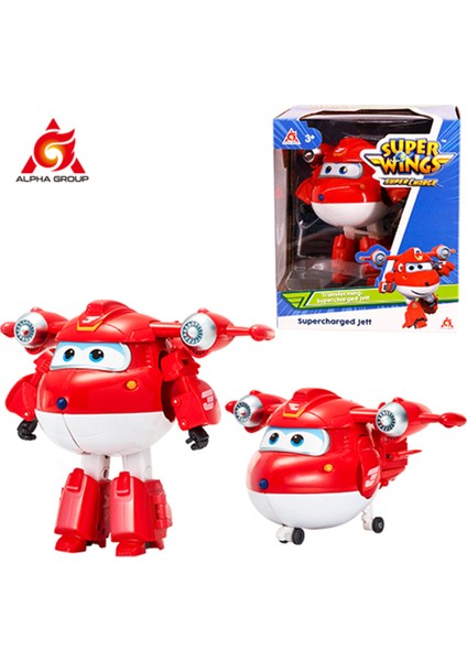 Süper Kanatları 5 Inç Dönüşümü Jett Dizzy Donny Deformasyon Uçak Robot Aksiyon Figürleri Dönüşüm Animasyon Çocuk Oyuncakları (Yurt Dışından)