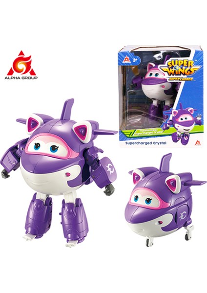 Süper Kanatları 5 Inç Dönüşümü Jett Dizzy Donny Deformasyon Uçak Robot Aksiyon Figürleri Dönüşüm Animasyon Çocuk Oyuncakları (Yurt Dışından)