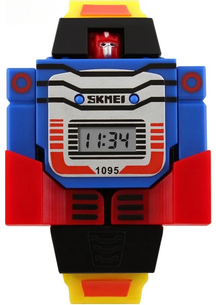 Transformers Çocuklar Saatler LED Dijital Çocuk Karikatür Spor Saatler Robot Dönüşüm Oyuncaklar Film Çevresel Doğum Günü Hediyeleri (Yurt Dışından)