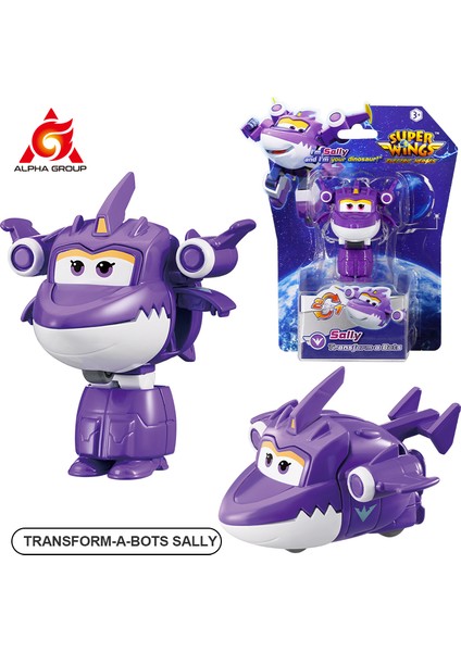 Süper Kanatlar Mini Yenı Jett 2 Inç 3 Adımda Uçakya Robot Dönüşümü Deformasyon Aksiyon Figürleri 2 Modu Dönüştürücü Çocuk Oyuncak (Yurt Dışından)