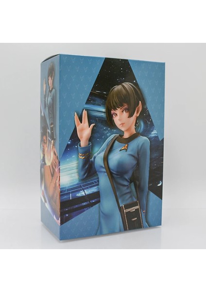 21 cm Star Trek Bishoujo Tıbbi Memur Anime Kız Figürü Komut/vulcan Bilim Memuru Aksiyon Figürü Koleksiyon Model Bebek Oyuncak (Yurt Dışından)