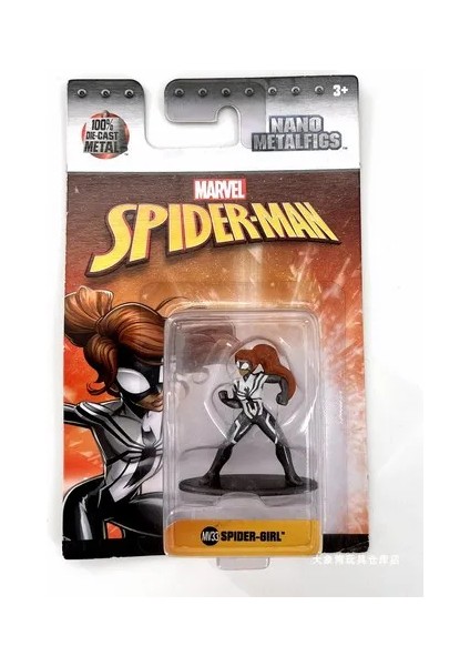 Marvel Legends Örümcek Adam Steve Rogers Demir Adam Kara Dul Aksiyon Figürü Nano Metalfigs Bebek Döküm Metal Model Oyuncak Çocuklar Hediyeler (Yurt Dışından)