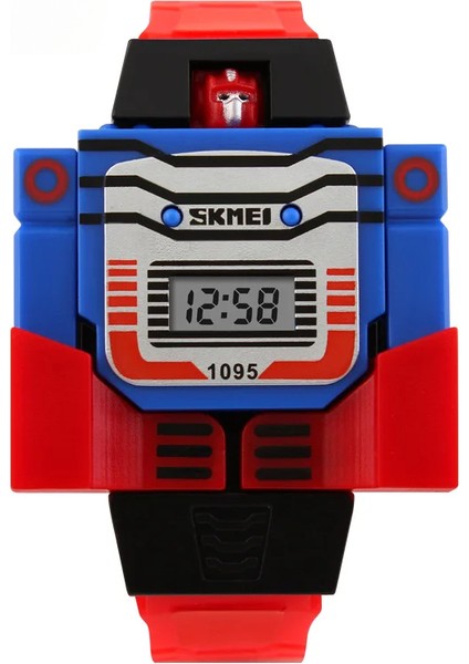 Transformers Çocuklar Saatler LED Dijital Çocuk Karikatür Spor Saatler Robot Dönüşüm Oyuncaklar Film Çevresel Doğum Günü Hediyeleri (Yurt Dışından)